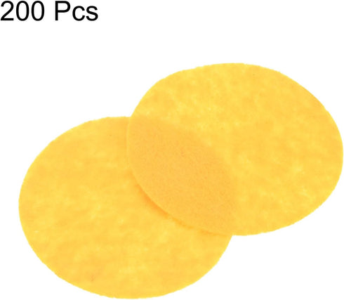 HARFINGTON 200pcs Round Felt Circles, 40mm 1-1/2" Pre Cut Felt Craft Pads Non-Woven Mini Felt Fabric Circles for DIY Sewing Handcraft Cut Projects...