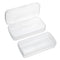 JUXYES Plastic Sterilizing Tray for Nail Art Accessories Tools, Portable Nail Art Tool Sterilizer Tray with Strainer, Fully Transparent Storage Bo...