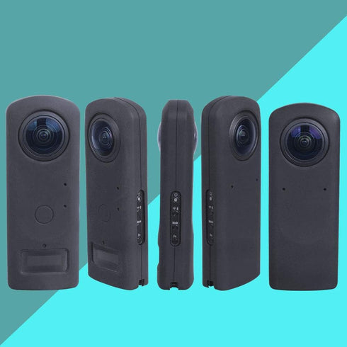 Portable Silicone Case for Ricoh Theta Z1 360 Degree Camera?Skin for Ricoh Theta Z1 Waterproof Protection (Black)...