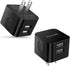 2Pack USB Wall Chargers, 2.4A Dual Port Fast Charger Block Square Flat Power AC Adapter Phone Brick Charging Station for iPhone, Samsung Galaxy, L...