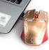 2.4 GHz Wireless Mouse, Six-Button Silent Wireless Computer Mice with 1200/1600/2400 Adjustable Portable USB Mouse for Desktop/Laptop/PC(Gold with...