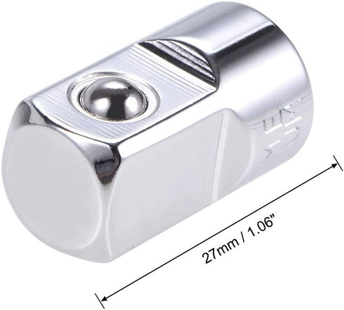uxcell 1/4 Inch Drive (F) x 1/2 Inch (M) Socket Adapter, Female to Male...