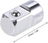 uxcell 1/4 Inch Drive (F) x 1/2 Inch (M) Socket Adapter, Female to Male...