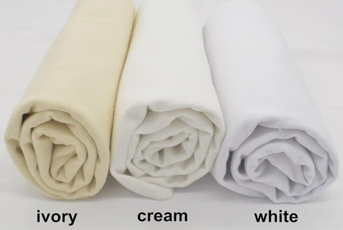 iNee Embroidery Fabric Squares Cotton, 10 Squares of 10 x 10-inch, Cream...