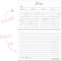 Recipe Cards 4x6 Set of 50 Floral 4x6 Recipe Cards - Thick Pure White Cardstock Recipe Organizer - Easy to Write On Recipe Cards For Bridal Shower...