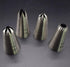 4 Pack Stainless Steel Seamless Piping Icing Tips #1M 2D 2F 6B, Large Piping Nozzle, Cake Decorating Tools for Baker...