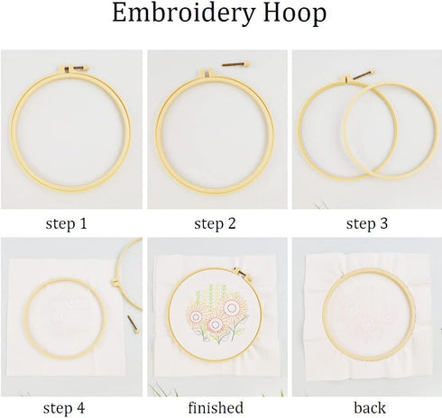 Embroidery Kit for Adults Embroidery Cloth with Fishes Pattern Easy Handmade Needlepoint Kits......