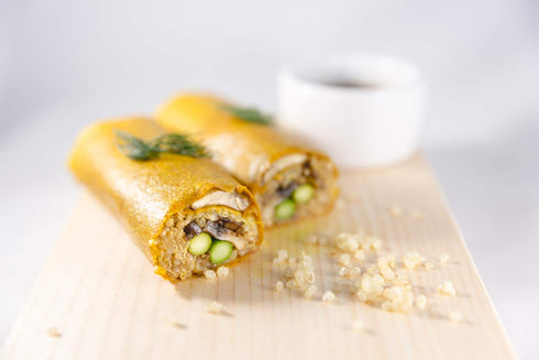 NUCO Certified Organic, SHELF STABLE, Paleo, Gluten Free, Vegan Non-GMO, Kosher Raw Veggie Coconut Wraps Turmeric Flavor. NO Salt Added Low Carb a...