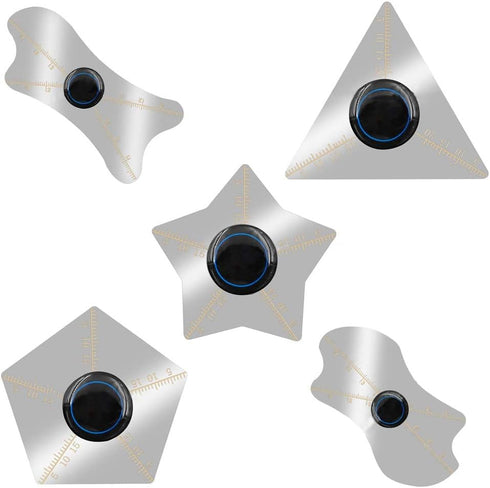 MMOBIEL 5 Pcs/set Ultra-Thin 0,1mm Professional Stainless Steel Curved Spudger Pry Blade Repair Opening Tool...