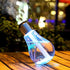 Bulb Humidifier 400 Ml 7 Colors USB Portable Spray Air Humidifier Suitable for Baby Bedroom Office Car (Silver)...