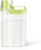 TBMax Rice Storage container 4 Lbs, Small Rice Dispenser with Measuring Cup, Lime Green Cereal Containers Flour Bin, Kitchen Food Storage Containe...
