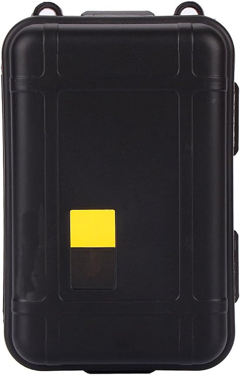 Yosoo Outdoor Waterproof Airtight Survival Storage Case Container Fishing Carry Box (Black, S) Small Waterproof Box Small Waterproof Container...