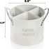 4 Compartment Kitchen Utensil Holder, 5.7 Inch Large Metal Utensil Caddy for Countertop, Utensil Crock Organizer with Removable Divider, Silverwar...
