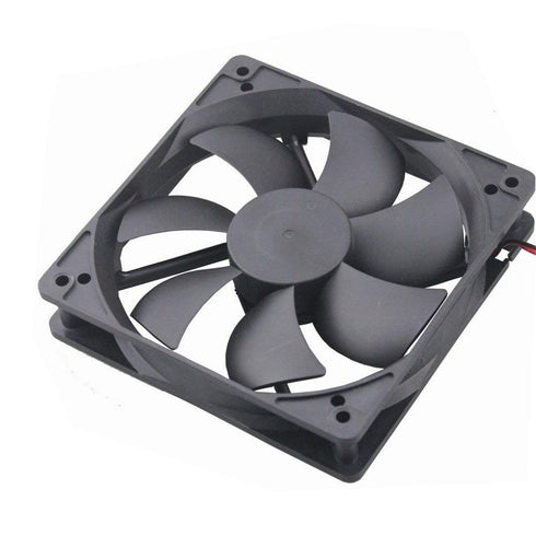 DC Cooling Fan Brushless Fan Computer Fan Case 5 inch Ball Bearing Exhaust Fan 12025 120mmx120mm x25mm (DC12V 0.33A)...