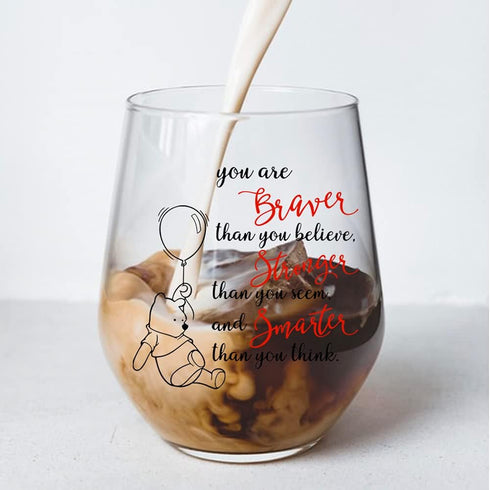 Perfectinsoy You Are Braver Than You Believe, Stronger Than You Seem, and Smarter Than You Think, Inspirational Gifts for Women for Sisters for Bo...