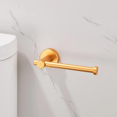 Gold Toilet Paper Holder, Wall Mount Toilet Paper Roll Holder for Bathroom, Washroom, Tools and Home Improvement...