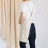 NEWGEM Japanese Linen Cross Back Kitchen Cooking Aprons for Men with Pockets for Baking Painting Gardening Cleaning Khaki...