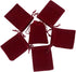 HRX Package Mini Velvet Gift Bag with Drawstring,20PCS Burgundy Red Velvet Cloth Jewelry Pouches (3x4 inches)...