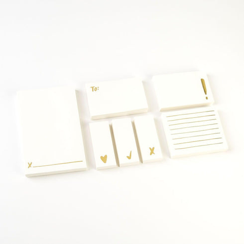 Kate Spade New York Women's Sticky Note Set, Flamingo Dot Gold (176255)...