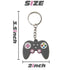 NSBELL 24PCS Video Game Controller Keychains in 6 Colors Video Game Party Controller Handle Key Ring Game Controller Keychain for Video Game Party...