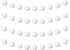 Tegeme 4 Pieces Felt Pom Poms Garland Ball 6.6ft Wedding Hanging Banner Ball Garland for Halloween Wall Decoration Festivals Room Home Birthday Ch...