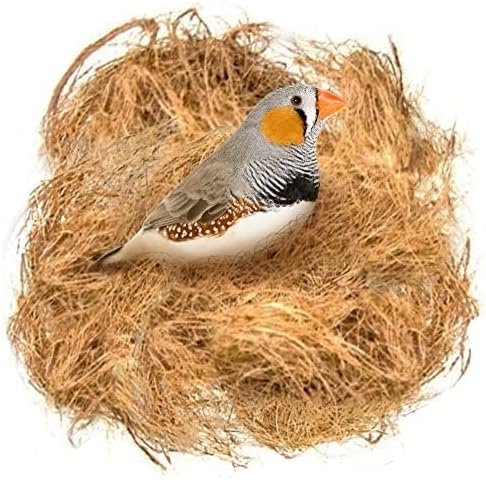 CoCoo Coconut Fiber for Birds, for Arts & Crafts Projects, Parakeet Nesting Material for Comfortable Bedding in Nesting Box, Great for Nest Buildi...