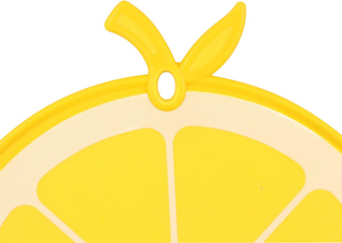 GUDEKIKL 1Pcs Fruit Shaped Plastic Cutting Board, Cartoon Lemon Pattern PP Cutting Boards, 10.75x12.2in Vegetables Chopping Board For Kitchen Hous...