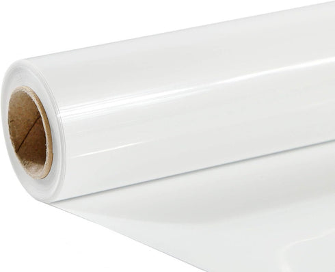 TUMIYA White Heat Transfer Vinyl HTV Rolls, 12" x 8ft White Iron on Vinyl for T-Shirt, Glossy Adhesive HTV Vinyl for Heat Press DIY Design Easy to...