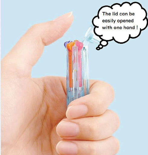 Pilot Hi-Tec-C Coleto Gel Ink Pen 0.4mm 3-In-1 Transparent Body 2 Packs & 6 Fluorescent Color Refill Set With Original Stylus Ballpoint Touch Pen....