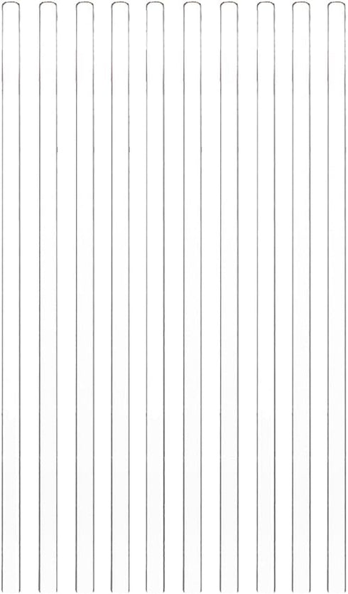10 Pcs 200mm Glass Stir Sticks Lab Stirring Rod Drink Swizzle Sticks Beverage Coffee Cocktail Stirrer Kitchen Mixing Rod with Round Ends for Labor...