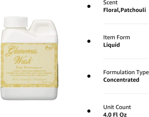 Glamorous Wash High Maintenance 4oz Fine Laundry Detergent, 2 Case...