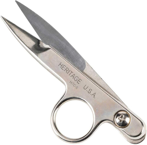 Klein Tools HTC5 Scissors, Threadclip with Spring Action for Automatic Opening, 4-1/2-Inch, Made in USA...