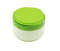 Green Plastic Empty Portable Baby Skin Care After-Bath Powder Puff Talcum Powder Case Container Dispensor Make-up Loose Powder Box Holder Bottle C...