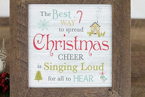 Summer Snow The Best Way to Spread Christmas Cheer Buddy The Elf Saying Quote Movie Framed Decor Art Picture Sign...