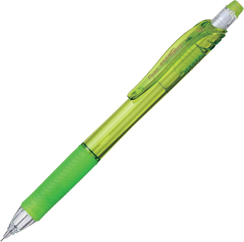 Pentel EnerGize-X Mechanical Pencil (0.5mm) Light Green Barrel, Box of 12 (PL105K)...