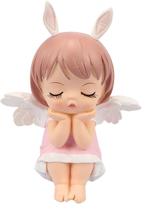 KESYOO Baby Doll Birthday Cupcake Topper Angels Figurine Prince Princess Doll Figures Miniature Resin Statue Ornament Car Ornaments Anniversary Br...