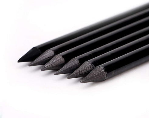 Drawing Pencils Set, Art Sketching Pencils Charcoal Set (6-Pack Full Lead Pencils)...
