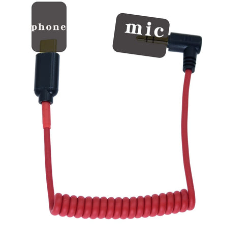 Microphones mic Male 3.5 USB c Connector Dongle Adapter with boya rode sc3 sc4 sc7 Wireless go for Phone mac ipad pro xiaomi Samsung air4 3.5mm (T...