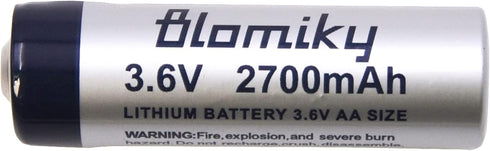 Blomiky 4 Pack 3.6V 2700mAh ER14505 Lithium AA Size Li-SOCL2 Battery for Smart Electronic Sensor Gas Water Meter 14505 4...