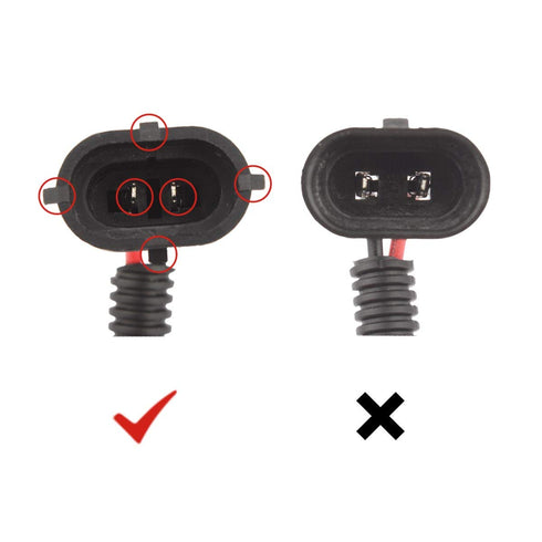 TOMALL H11 to H7 Light Blub Retrofit Wiring Harness Connector Socket Adapter 12cm(5inch)...