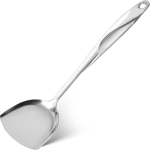 Stainless Steel Spatula, 15 Inch Good Grips Wok Spatula Stainless Steel Cooking Utensil for Home Kitchen Housewarming Gift Restaurant...