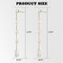 Irregular Freshwater Cultured Pearls Long Drop & Dangle Earrings 14K Gold Plated Pearl Tassel for Women (5 PEARLS)...