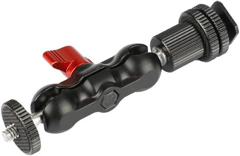 CAMVATE 1/4"-20 Ball Head Extension Arm with Shoe Mount for Camera Monitor/Flashlight - 2040...