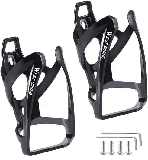 Bike Water Bottle Cage, Durable Ultralight Plastic Water Drink Holder Rack, Lightweight PC Water Bottle Holder for Bicycle, Cycling Bottle Holder ...