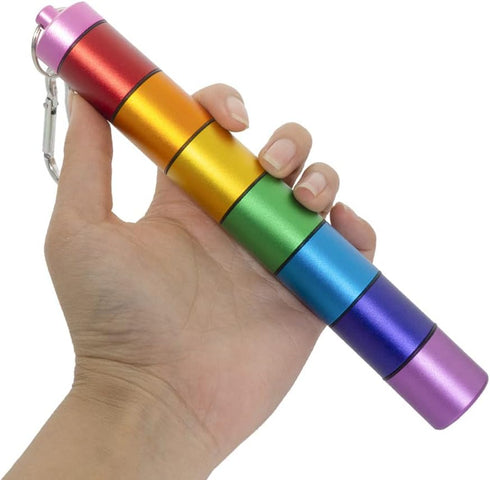 Portable Pill Case Keychain Waterproof 7 Days Pill Holder Travel Pill Container Portable Medicine Keychain Daily Airtight Pill Organizer for Outdo...
