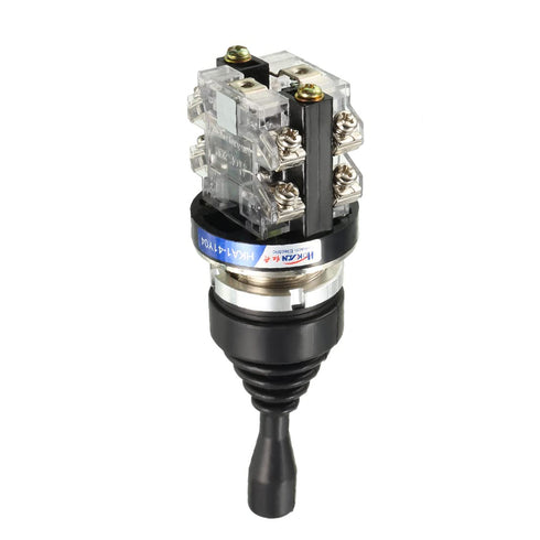 uxcell Joystick Switch Controllers 4 Position 4NO Latching Type 150V/250V/600V 30mm Panel Mount HKA1-41Y04...