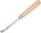 uxcell Wood Chisels Carving Knife, 10mm Chrome Plated 45# Carbon Steel Curved Half-round Tip Woodworking Hand Tool Graver 165mm (6.5-Inch) Length...