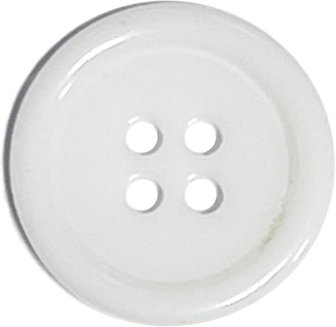 White Plastic Sewing Button 20mm 3/4 inch 200 pcs for Crafts Flatback Large White Buttons 4 Holes DIY Craft Sewing Buttons...