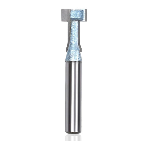 Router Bits, Carbide Tipped Keyhole Router Bit for Edge Forming, Industrial Grade Cutting Tools for Woodworking (1/4 Inch Shank x 25/64 Inch Diame...