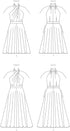 Vogue Misses' Criss-Cross Halter Dress Sewing Pattern Kit, Design Code V1883, Sizes 14-16-18-20-22...